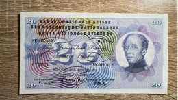 Switzerland，20 Franken，1961，pick 46i，GEM UNC Condition - Switzerland