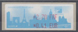 Frankreich LISA-ATM PHILEXFRANCE 99  Wert 2,70 FRF / 0,41 EUR ** - Autres & Non Classés