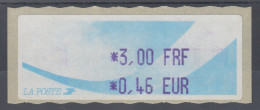 Frankreich LISA-ATM Auf Papier Komet Wert Violett 3,00 FRF / 0,46 EUR ** - Autres & Non Classés