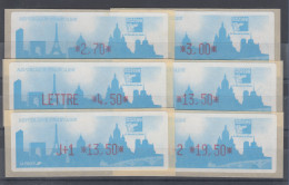 Frankreich LISA-ATM PHILEXFRANCE 99  Satz 2,70-3,00-4,50-13,50-13,50-19,50 ** - Autres & Non Classés