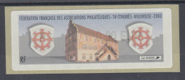 Frankreich IER LISA2-ATM Verbandskongress Mühlhausen,  Wert P 0,50 EUR ** - Autres & Non Classés