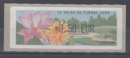 Frankreich LISA-ATM Paris Salon Du Timbre, Parc Floral 2004, Wert 0,50 EUR ** - Autres & Non Classés