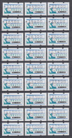 Brasilien Klüssendorf-ATM 1993 BRASILIANA. Serie 9 VS-Sätze 1993-1994 Kpl. ** - Vignettes D'affranchissement (Frama)