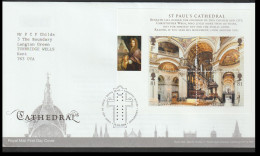 Great Britain FDC 2008 Cathedral Souvenir Sheet. Postal Weight Approx 40 Gramms. Please Read Sales Conditions Under Imag - 2001-2010 Decimal Issues