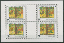 Tschechische Republik 1996 Kunst Gemälde 130 K Postfrisch (C91935) - Blocs-feuillets