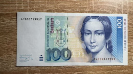 Germany ，100 Deutsche Mark，1991，pick 41b，UNC- Condition - 100 Deutsche Mark