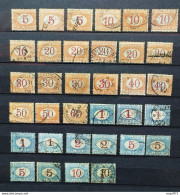0425 / Italia - Italie - Segnatasse Lot De 1870 Et De 1890 - Value : Environs 300 Euros - Postage Due