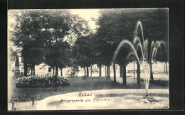 AK Rehau, Anlagenpartie Am Maxplatz - Rehau