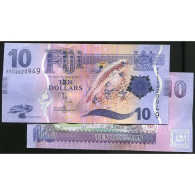 FIJI , 10-Dollars P116 ,animal , ND(2013) , UNC - Fiji