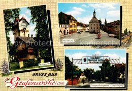 Grafenwoehr Wasserturm Marktplatz Truppenuebungsplatz Lagereingang - Grafenwöhr
