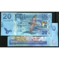 FIJI , P117 ,animal Bird  20-Dollars , ND(2013) , UNC - Fiji