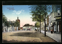 AK Luckenwalde, Breite Strasse Mit Geschäften - Luckenwalde
