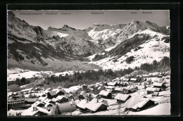 AK Adelboden, Ortsansicht Im Schnee - Adelboden