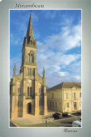 17 MIRAMBEAU EGLISE ET HOTEL DE VILLE - Mirambeau