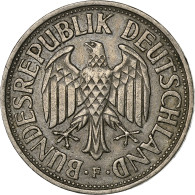 République Fédérale Allemande, Mark, 1957, Stuttgart, Cupro-nickel, TTB - 1 Marco