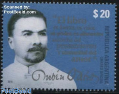 Argentina 2016 Ruben Dario 1v, Mint NH, Art - Authors - Ongebruikt