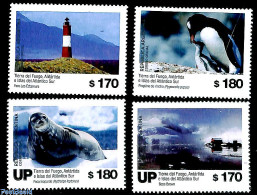 Argentina 2018 Antarctica 4v, Mint NH, Nature - Various - Birds - Penguins - Sea Mammals - Lighthouses & Safety At Sea - Ongebruikt