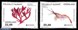 Greenland 2024 Europa, Marine Life 2v, Mint NH, History - Nature - Europa (cept) - Animals (others & Mixed) - Corals - Neufs