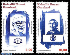 Greenland 2024 Heroes Of Every Day 2v, Mint NH - Neufs