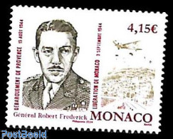 Monaco 2024 Provence Landing 1v, Mint NH, History - Transport - World War II - Aircraft & Aviation - Ungebraucht