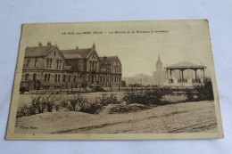 St Pol Sur Mer La Mairie Et Le Kiosque A Musique 1941 - Saint Pol Sur Mer