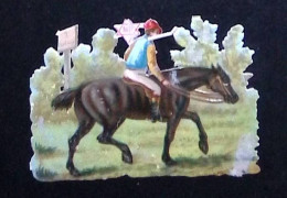 Découpi, Chromo, Sports, Hippisme, Cheval, Jockey - Other & Unclassified
