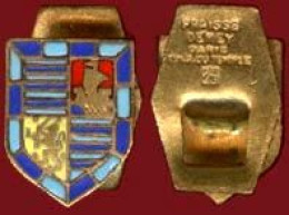 ** BOUTON  BLASON  EMAILLE ** - Cuff Links & Studs