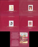 Russia 2002 Hermitage St.Petersburg Art Set Of 5 Special Limited Edition Block's MNH - Neufs