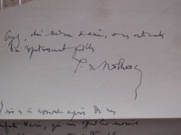 LAS 1931 VERSAILLES   Pierre Girauld De Nolhac POETE ECRIVAIN CONSERVATEUR CHATEAU VERSAILLES ENTETE INSTITUT DE FRANCE - Scrittori
