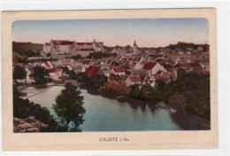 39020085 - Colditz Mit Gesamtansicht Gelaufen Von 1918. Gute Erhaltung. - Colditz