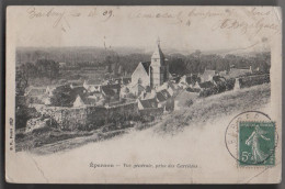 EPERNON  [28] Eure Et Loir - 1909 - Vue Générale, Prise Des Carrières - Epernon