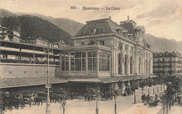 Montreux , Vaud * La Gare * Station Bahnhof Railway * Suisse Schweiz - Montreux