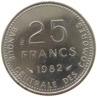 COMORES 25 FRANCS 1982 #s183 0737 - Comorre