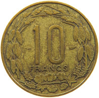 CAMEROON 10 FRANCS 1958 #s171 0669 - Camerun
