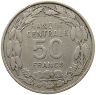 CAMEROON 50 FRANCS 1960 #s154 0219 - Camerun
