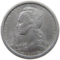 CAMEROON 1 FRANC 1948 #s186 0753 - Camerun