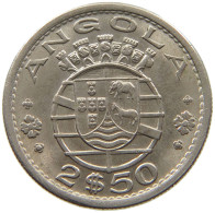 ANGOLA 2 1/2 ESCUDOS 1967 #s185 0769 - Angola