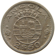 ANGOLA 2 1/2 ESCUDOS 1967 #s185 0713 - Angola