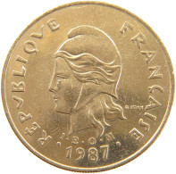 NEW CALEDONIA 100 FRANCS 1987 #s151 0241 - Nuova Caledonia