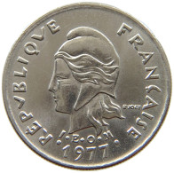 NEW CALEDONIA 10 FRANCS 1977 #s180 0341 - Nuova Caledonia