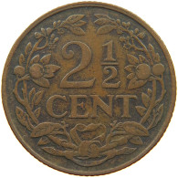 NETHERLANDS 2 1/2 CENTS 1918 #s167 0269 - 2.5 Cent