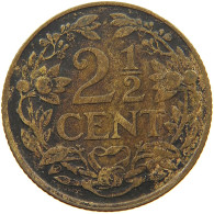 NETHERLANDS 2 1/2 CENTS 1916 #s167 0283 - 2.5 Cent