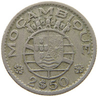MOZAMBIQUE 2 1/2 ESCUDOS 1953 #s185 0711 - Mozambico