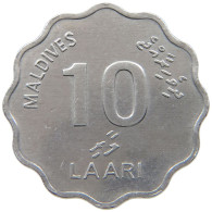 MALDIVES 10 LAARI 1984 #s187 0481 - Maldive