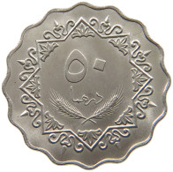 LIBYA 50 DIRHAMS 1975 #s189 0085 - Libia