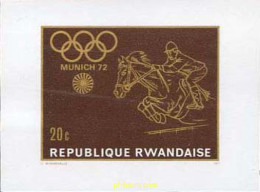 Delcampe - 221572 MNH RUANDA 1971 20 JUEGOS OLIMPICOS VERANO MUNICH 1972 - Athlétisme