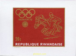 Delcampe - 221628 MNH RUANDA 1971 20 JUEGOS OLIMPICOS VERANO MUNICH 1972 - Athlétisme