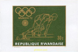 Delcampe - 221629 MNH RUANDA 1971 20 JUEGOS OLIMPICOS VERANO MUNICH 1972 - Athlétisme