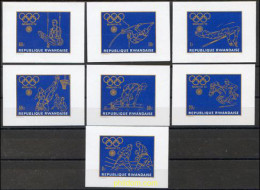 Delcampe - 221639 MNH RUANDA 1971 20 JUEGOS OLIMPICOS VERANO MUNICH 1972 - Boxe