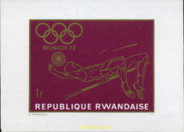 Delcampe - 221662 MNH RUANDA 1971 20 JUEGOS OLIMPICOS VERANO MUNICH 1972 - Athlétisme